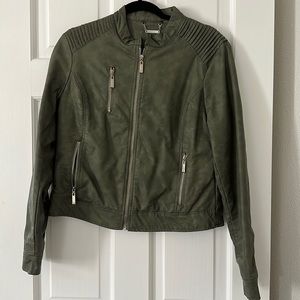 Green Leather Jacket